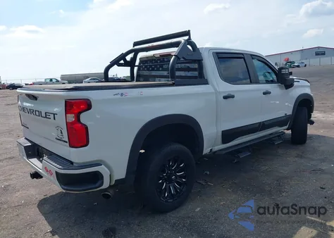 2021 Chevrolet Silverado 1500 4Wd Short Bed Custom из США, поврежденный, VIN 1GCPYBEK2MZ248068